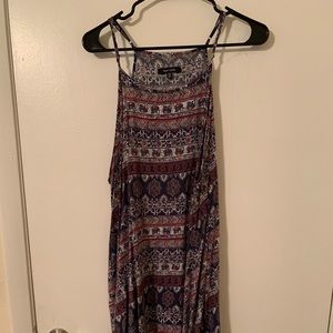 Aztec print dress